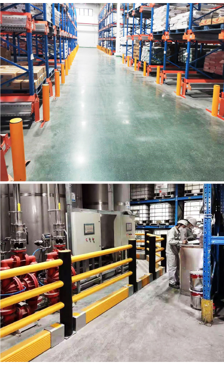 Sistema anticolisión flexible del estante del almacenamiento de VOLVO Warehouse