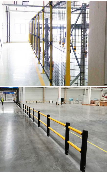 Sistema anticolisión flexible del estante del almacenamiento de VOLVO Warehouse