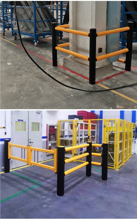 Sistema anticolisión flexible del estante del almacenamiento de VOLVO Warehouse