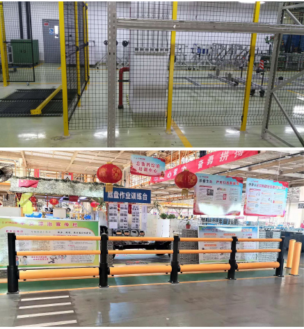 Sistema anticolisión flexible del estante del almacenamiento de VOLVO Warehouse