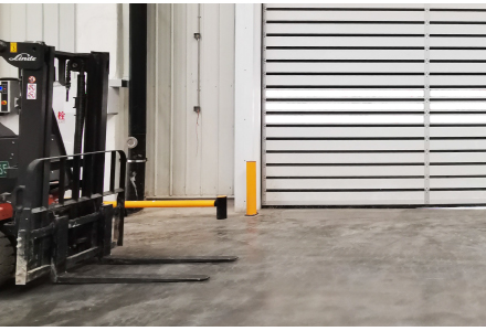 Sistema anticolisión flexible del estante del almacenamiento de VOLVO Warehouse