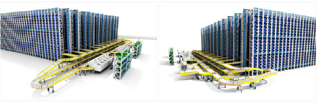 MiniLoad Stacker Crane ASRS Material Box Stacker Craneâ Automatic Storage and Retrieval System