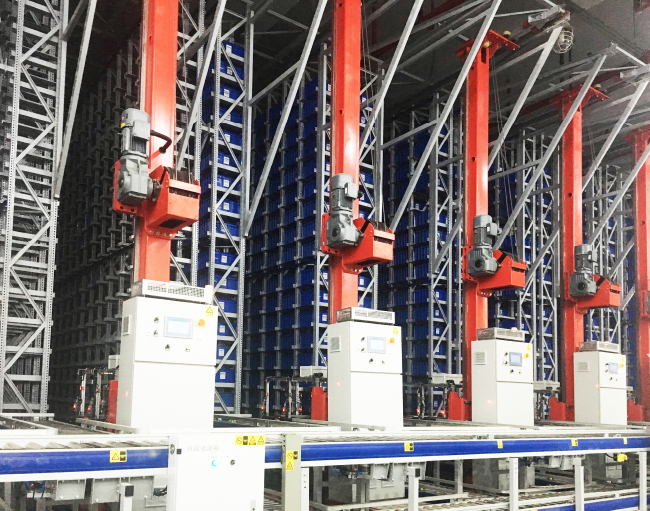 MiniLoad Stacker Crane ASRS Material Box Stacker Craneâ Automatic Storage and Retrieval System