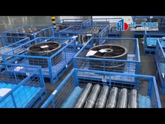 Caja de almacenamiento de paletas de acero plegable Caja de almacenamiento de paletas de acero Caja de almacenamiento de paletas de acero Contenedor de malla de alambre para ASRS