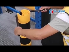 Protector de esquina vertical de bastidor de plástico Protector de columna de guardia de poste