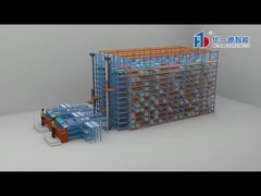 Transbordadores de varios niveles grúa de apilamiento de carga mínima Sistema automático de recogida y recuperación de cajas ASRS