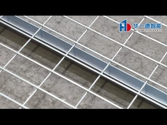 Tamaño estándar de almacén Flare Cascada soldada acero galvanizado de metal de almacenamiento de malla de alambre para