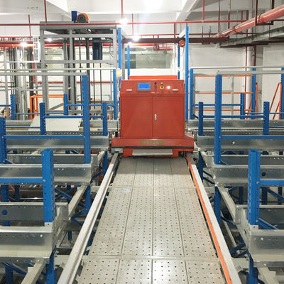 Sistema automático de almacenamiento y recuperación ASRS con carro lanzadera de radio bidireccional y transportador, sistema de estanterías Pallet Runner