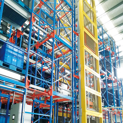 Cuatro vías de Radio Shuttle Racking Sistema de bastidores para transportadores de paletas ASRS Cuatro vías de Radio Shuttle Racking