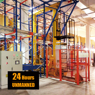 Radio Shuttle Rack Cart And Stacker Crane para almacenamiento automático y sistema de recuperación