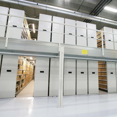 Sistema de almacenamiento de compactadores móviles Empuje a mano Estantes móviles electrónicos Armario de archivos Estante denso