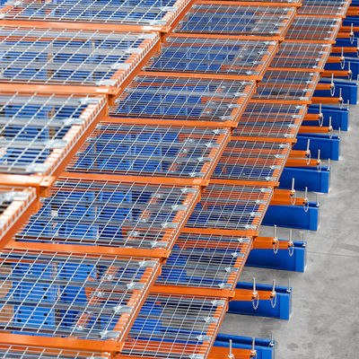 Puertas de malla de alambre para estanterías de paletas de almacén