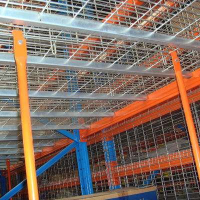 Revestimiento de malla de alambre para el almacén Pallet Racking Revestimientos de malla de alambre para estanterías metálicas