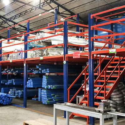 A43: Estante con voladizo para productos largos Estante con voladizo de mezanina Estante de almacenamiento