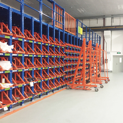 Estante de cajas de cajas de cartón Estante de panal de miel Estante de productos largos Estante de cartucho Estante de almacén Estante de almacenamiento