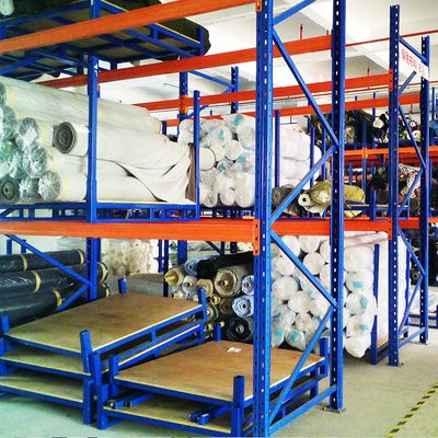 A19: Estante de apilamiento plegable Estante de apilamiento desmontable para lienzos, rollos textiles y tejidos Estante apilables