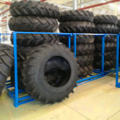 Estante apilable plegable y apilable