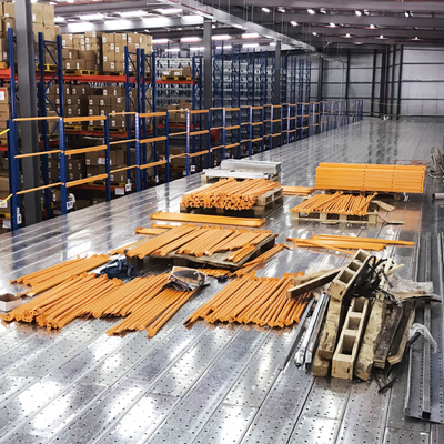 Estante del almacenamiento de Warehouse de la plataforma del piso de entresuelo de la plataforma de la estructura de acero