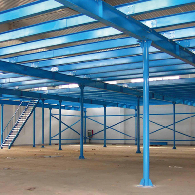 Plataforma de estructura de acero Mezanino Edificio Almacén de almacenamiento Estantes Plataforma de acero