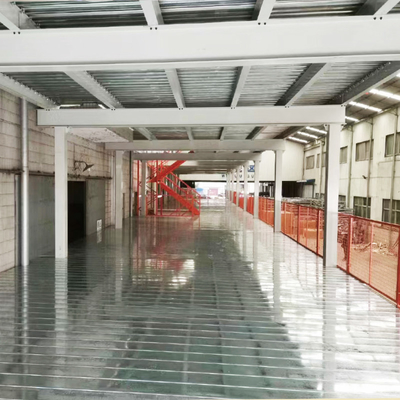 Plataforma de estructura de acero Mezanino Edificio Almacén de almacenamiento Estantes Plataforma de acero