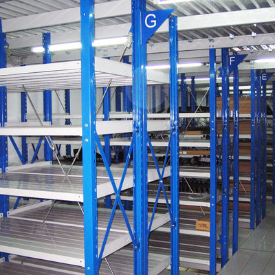 Estante de servicio medio Estante de almacenamiento de cartón Estante de almacenamiento de larga duración Estante de almacenamiento