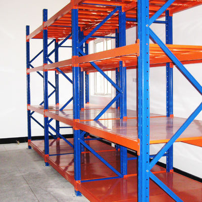 Estantería para trabajos de tipo medio de la caja del cartón del estante B que deja de lado el tormento largo del almacenamiento de Warehouse del estante del palmo