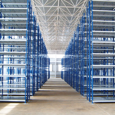 Estante resistente del almacenamiento de la caja del cartón que deja de lado el tormento largo del almacenamiento de Warehouse del estante del palmo