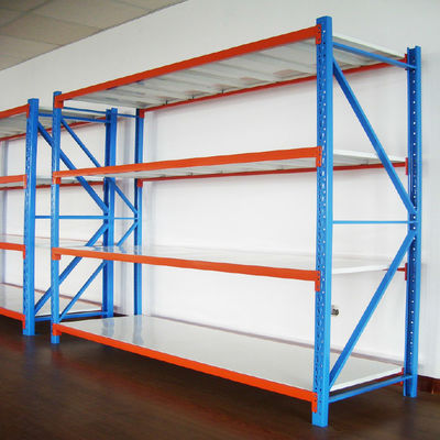 Estante resistente del almacenamiento de la caja del cartón que deja de lado el tormento largo del almacenamiento de Warehouse del estante del palmo