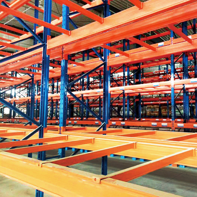 Estacionamiento de pallets de carga pesada y única