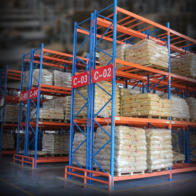 Estacionamiento de pallets de carga pesada y única