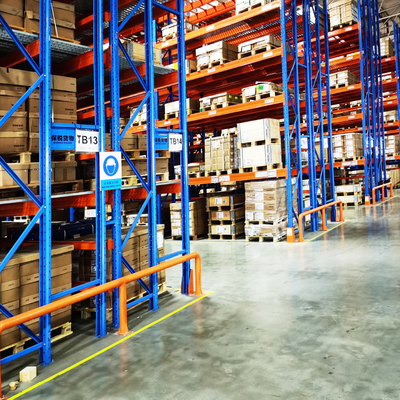Estaca para paletas de carga pesada doble y profunda Estaca para paletas selectiva Estaca de almacenamiento de almacenamiento