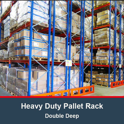 Repuesto de pallets de doble profundidad para uso pesado Repuesto de pallets selectivo