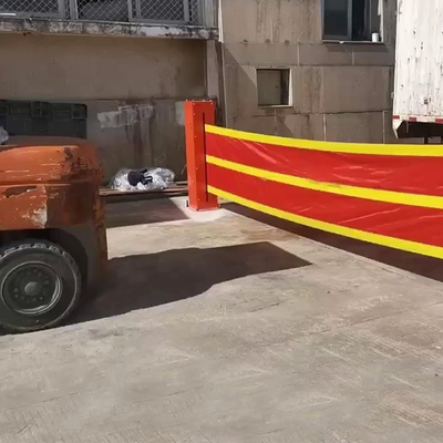A40: Cortina suave resistente a las colisiones barandillas de protección puerta de almacén barandillas de protección contra las colisiones