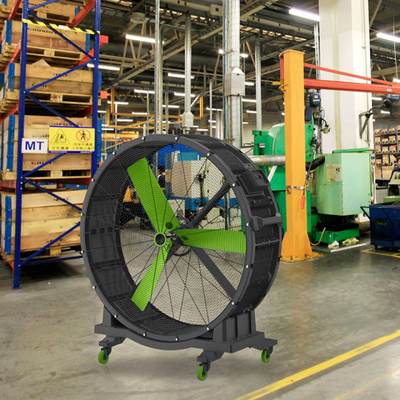 Ventilador industrial de gran tamaño para almacenamiento Ventiladores HVLS para fábrica Ventiladores DM
