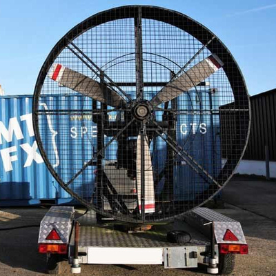 Ventiladores industriales grandes para talleres Ventiladores HVLS grandes con cuchillas anti-colisión