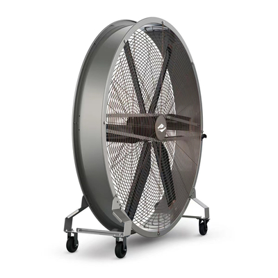 Ventiladores industriales grandes para talleres Ventiladores HVLS grandes con cuchillas anti-colisión