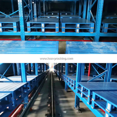 Paletas de estructura de acero y madera Paletas de hierro Paletas de metal Para el sistema automático de almacenamiento y recuperación de ASRS