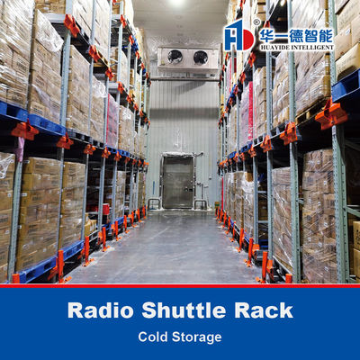 Radio Shuttle Rack Almacén Almacén Racking sistema de rack para transportadores de paletas Rack de transporte para almacenamiento en frío