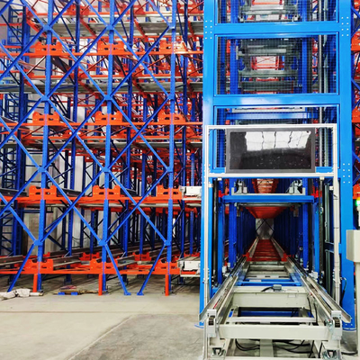 Cuatro vías de Radio Shuttle Racking Sistema de bastidores para transportadores de paletas ASRS Cuatro vías de Radio Shuttle Racking