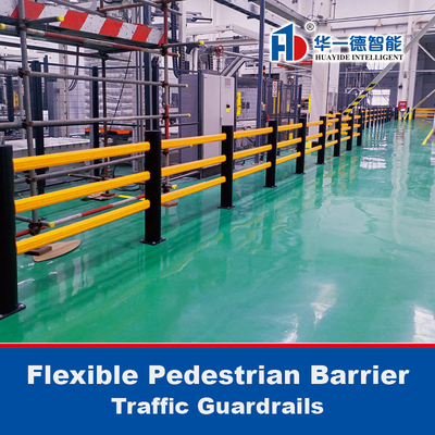 Barrera para peatones flexible Barreras de protección contra colisiones Barreras de seguridad para almacenes Barreras de protección para el tráfico