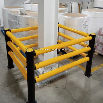 Barrera de seguridad de la construcción de postes Polígono barreras de protección contra colisiones Barrera de seguridad del almacén