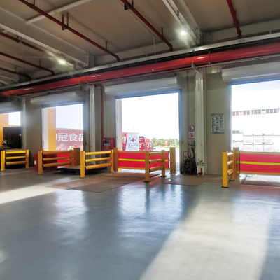 Barrera de seguridad de cortina suave resistente Puerta de almacén Guardia anti-colisión