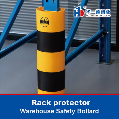 Protectores de bastidores en posición vertical Protectores de extremos de bastidores Guardia de seguridad del almacén Bollardo