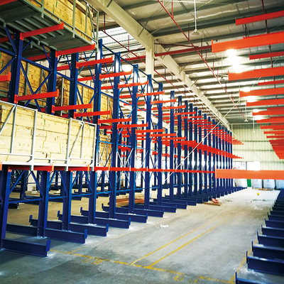 A05: Estantes con voladizo para productos largos y materiales de rodillo Estantes de almacenamiento de almacén