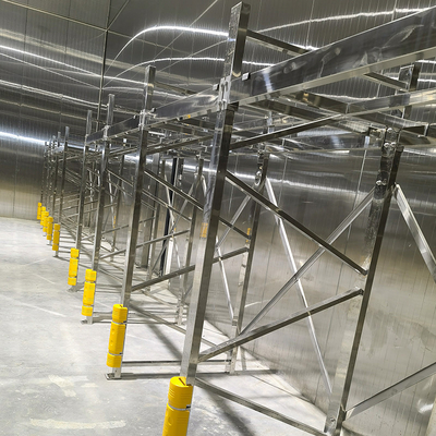 A07: Estante de almacenamiento de pallets de acero inoxidable de uso pesado