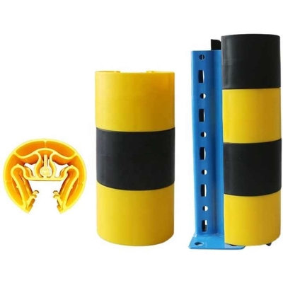 A42: Protector de esquina vertical de bastidor Protector de columna de guardia de postes de bastidor de plástico