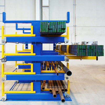 A13: Estante telescópico manual con voladizo para estantes de almacenamiento de materiales largos