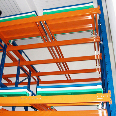 A27: Estante de almacenamiento de almacenamiento de pallets con retrocesión