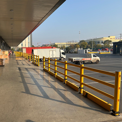 Plataforma de almacén Protector Barrera de seguridad contra colisiones Barreras de protección Puerta corredera