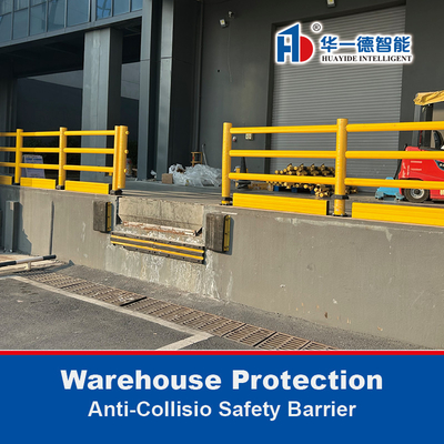 Plataforma de almacén Protector Barrera de seguridad contra colisiones Barreras de protección Puerta corredera